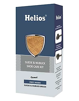 Helios Nubuck & Suede Shoe Care Kit For Unisex (Camel)