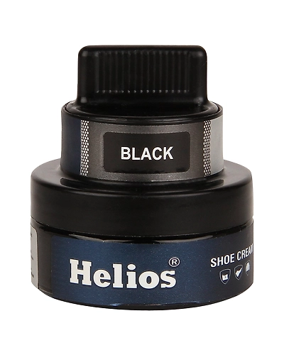Helios Horse Hair Shoes Brush Cream and Applicator (Black)-1