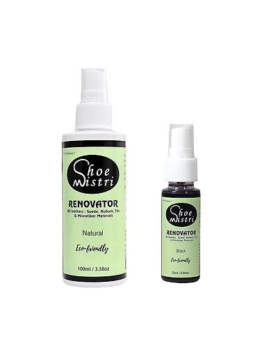 Shoe Mistri Shoe Renovator Combo (Natural &amp; Black)-1050