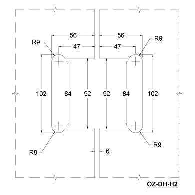 Ozone - Hydraulic Door Hinges - S Series - OZ-DH-H2 SSS-2