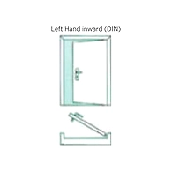 Ozone - Magnetic Latch Glass Door Lock - S Series - OZ-MGL-22S-I Std SSS