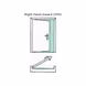 Ozone - Magnetic Latch Glass Door Lock - S Series - OZ-MGL-22S-I Std SSS-1-sm