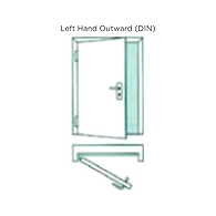 Ozone - Magnetic Latch Glass Door Lock - S Series - OZ-MGL-11S-O-K2N
