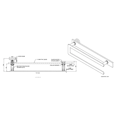 Ozone - Premium Shower Hinges - OGH-TB-1S-1