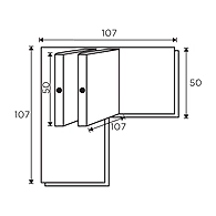 Ozone - Standard Patch Fittings - OPF-610 Right