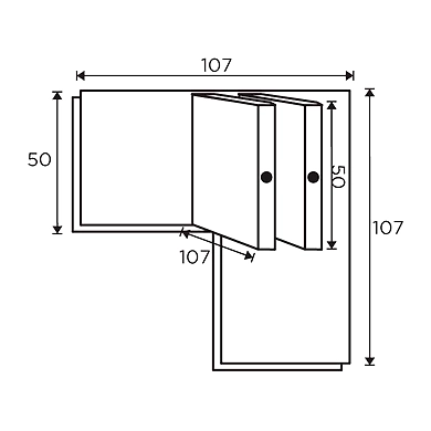 Ozone - Standard Patch Fittings - OPF-610 Left-1
