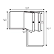 Ozone - Standard Patch Fittings - OPF-610 Left-1-sm