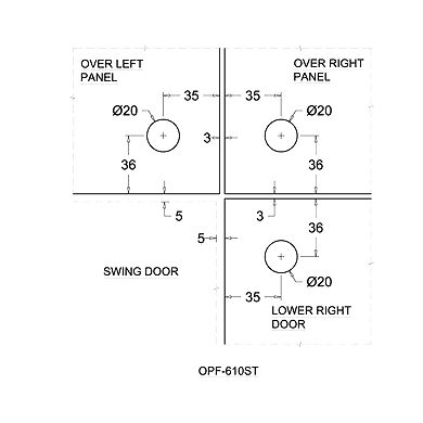 Ozone - Standard Patch Fittings - OPF-610 ST-2