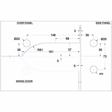 Ozone - Curvos Patch Fittings - OCPF-1-2