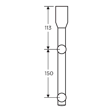 Ozone - Point Fixed Architectural Fittings - OPPF-2-1