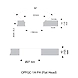 Ozone - Point Fixed Architectural Fittings - OPFGC-1-52.5mm-2-sm