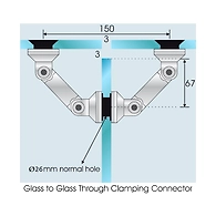 Ozone - Point Fixed Architectural Fittings - OPFGC-2A-52.5 mm