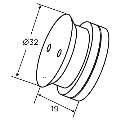 Ozone - Point Fixed Architectural Fittings - OPF-GC-3-1