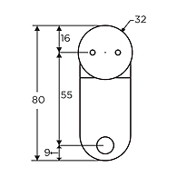 Ozone - Point Fixed Architectural Fittings - OPPF-DST-1