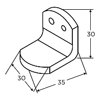 Ozone - Point Fixed Architectural Fittings - OPPF-DST-2