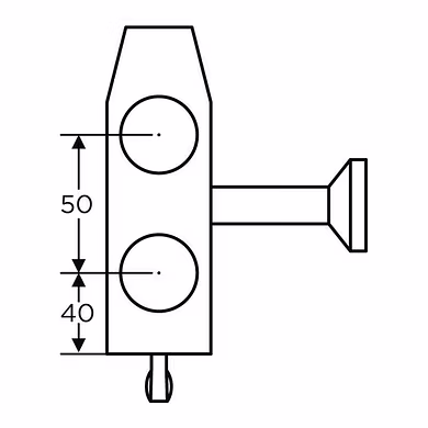 Ozone - Point Fixed Architectural Fittings - OPPF-4-1