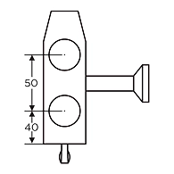 Ozone - Point Fixed Architectural Fittings - OPPF-4