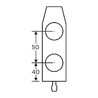 Ozone - Point Fixed Architectural Fittings - OPPF-4A