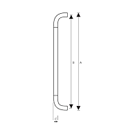 Ozone - Glass Door Handles - OGH-11-25x325MM SSS