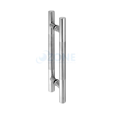 Ozone - Glass Door Handles - OGH-55-E-32MM x457MM SS-202-500120