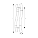 Ozone - Glass Door Handles - OGH-77-25x350MM SSS-1-sm