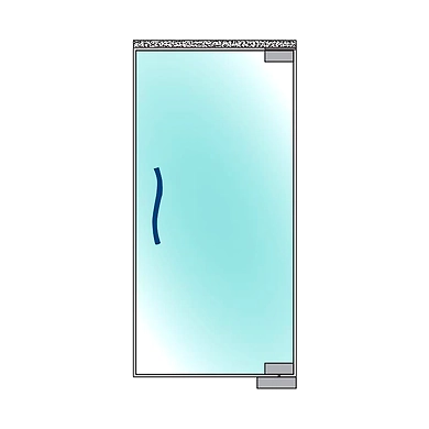 Ozone - Glass Door Handles - OGH-77-25x350MM SSS-2