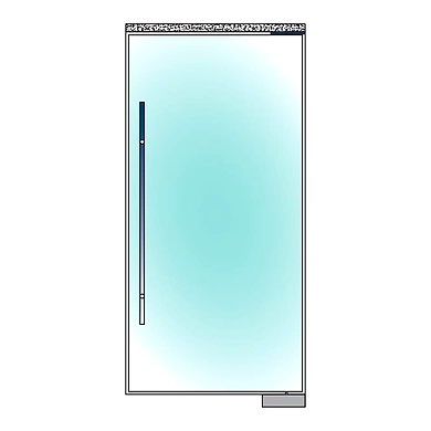 Ozone - Glass Door Handles - OGH-661-38x1800 SSS-2