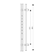 Ozone - Glass Door Handles - OGH-556-SS-SSS-16X800-1-sm