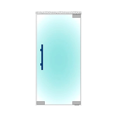Ozone - Glass Door Handles - OGH-551-ED40x10x400 SSS-2