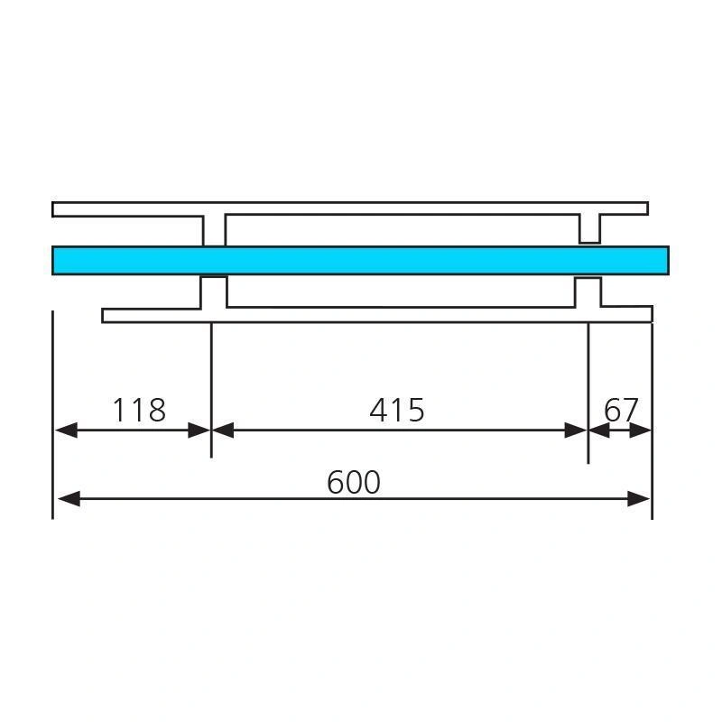 Ozone - Handles with Locks - OGHL-55-H-SH-SSS-25x600-1