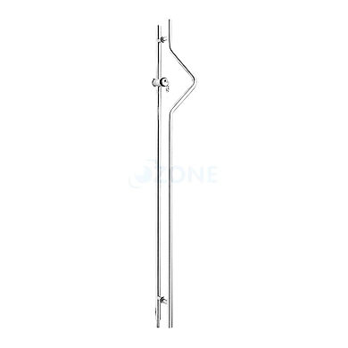 Ozone - Handles with Locks - OGHL-55-R/L-K2N-SSS-25x1400-500132