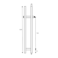 Ozone - Handles with Locks - OGHL-55-35x1500 SSS