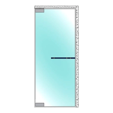 Ozone - Handles with Locks - OGHL-55-H-SSS-25X600-2