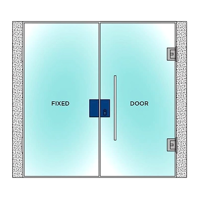 Ozone - Glass Door Locks - OSSPL-DL-111-G-SSS-2