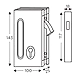 Ozone - Glass Door Locks - OSSPL-SDL-111-SSS-1-sm
