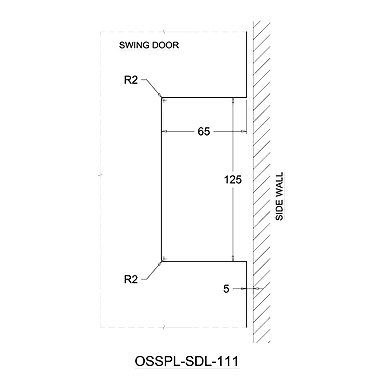 Ozone - Glass Door Locks - OSSPL-SDL-111-SSS-2