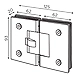 Ozone - Partition Hinges - OGC-DH-SC-2-SSS-1-sm