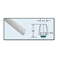 Ozone - Plastic Profile - OPS-SL-BR-11-10 mm N.A.