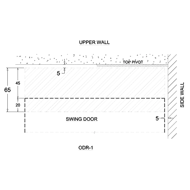 Ozone - Glass Door Rails - ODR-1-1 mtrs length-2