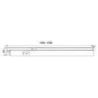 Ozone - Glass Door Rails - ODR-2-1 Mtrs Length