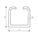 Ozone - Economy Series - OZ-ESL-TRACK-E1-2mt-1-sm