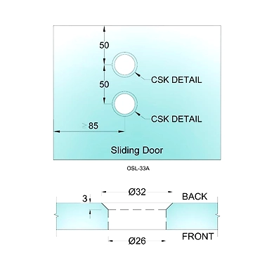Ozone - Sliding Door System-33 - OSL-33A-SSS-2