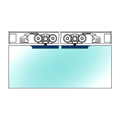 Ozone - Sliding Door System-44 - OZ-SL-44-A1W-SSS-2