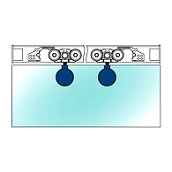 Ozone - Sliding Door System-44 - OZ-SL-44-A2-SSS