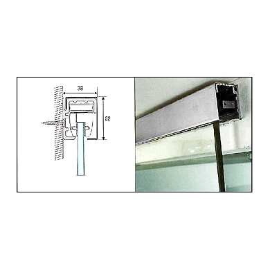 Ozone - Sliding Door System-66 - OZ-SL-66-TT 2MTR-SSS-1