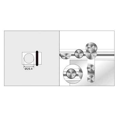 Ozone - Synchronised Sliding Door System- 333 - OZ-SL-333-A3-1
