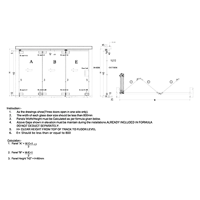 Ozone - Sliding Folding System - 444 - SL-444 (3 Panel)-1