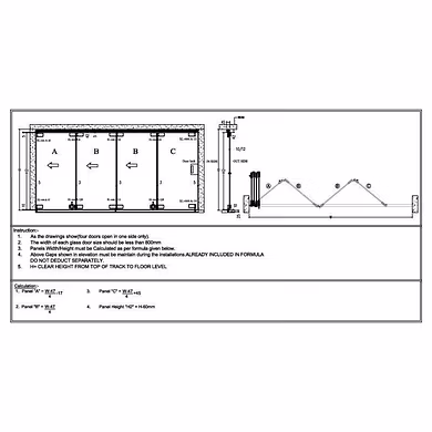 Ozone - Sliding Folding System - 444 - SL-444 (4 Panel)-500245