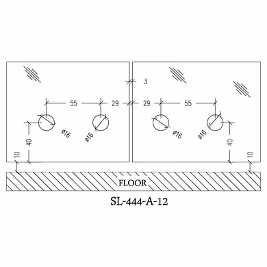 Ozone - Sliding Folding System - 444 - SL-444-A12-SSS-2