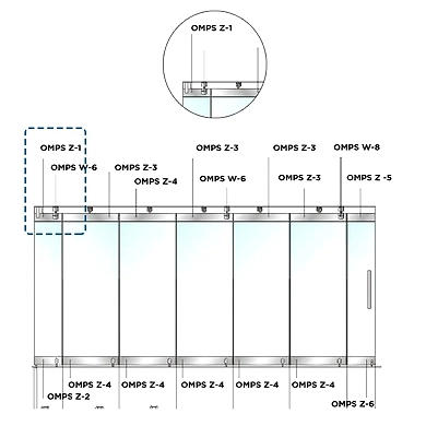 Ozone - OMPS-Z Sliding Folding System - OMPS Z-1-1